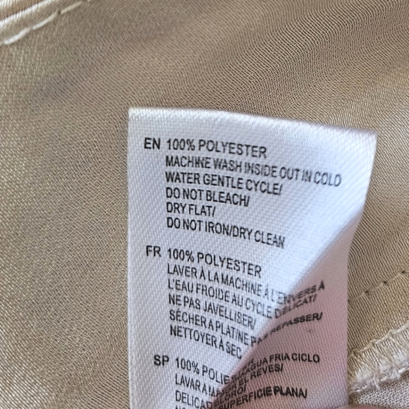 RDI Women's Wide Leg Elastic Waist Minimalist Pants, Cream, Size XS - Picture 9 of 10